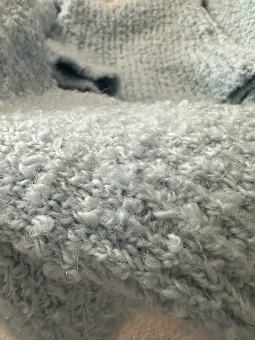 Lou & Grey Cozy Bouclé Sweater - 🩵🩵Icey Blue - Picture 6 of 10